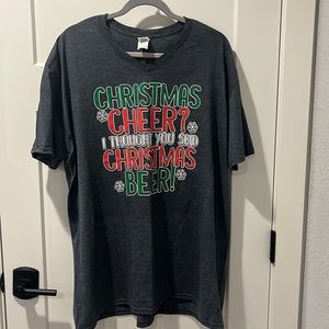 Christmas beer men’s tshirt